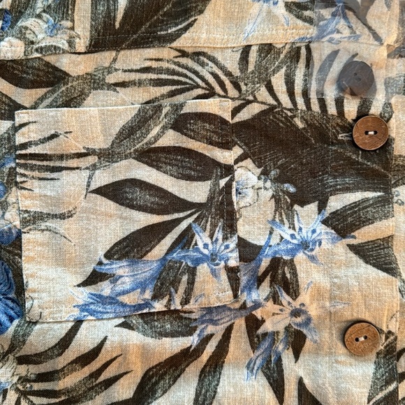 Denim&Co. Naturals Linen Blend Button Down Jacket/Blazer Size 1X - Picture 6 of 11